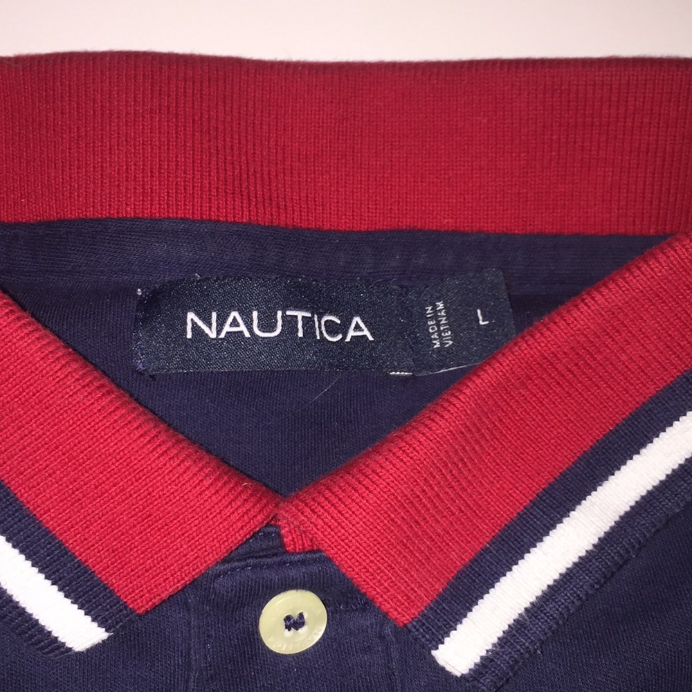 Collard Navy Blue Nautica. - Picture 2 of 2